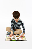 Boy reading