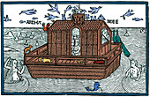 Noah's Ark with merfolk, 1493