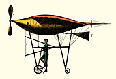 Alexandre Goupil, flying machine, 1883