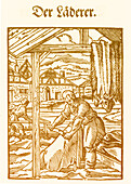Tanner, medieval tradesman