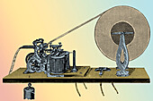 Samuel Morse, Morse code receiver, 1840s