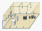Domestic circuits, illustration
