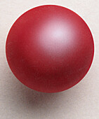 Red ball symbolising oxygen atom