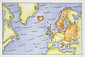 Map of Viking scope of influence