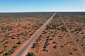 Highway through a desert