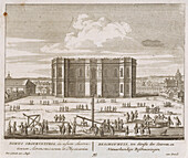 Paris Observatory, 17th century illustration
