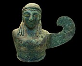 Bronze Female winged figure.