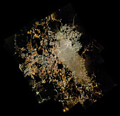 Kuala Lumpur, Malaysia, composite satellite image