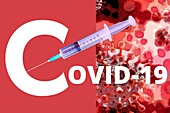Covid-19 vaccination, conceptual illustration