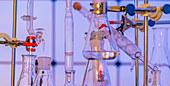 Laboratory equipment in a chemical laboratory