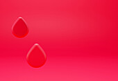 Blood drops, illustration