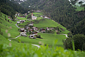 Blick auf Rabenstein, Südtirol, Italien