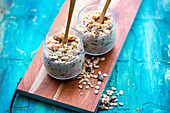 Overnight Oats with apple and fig