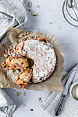 Gluten-free rhubarb and almond cake