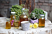 Homemade remedies from thyme