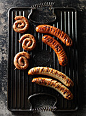 Various grilled sausages