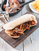 Pulled pork ciabatta