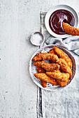 Couscous-crusted chicken tenders