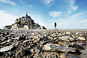Le Mont-Saint-Michel, Département Manche, in der Region Normandie, Frankreich