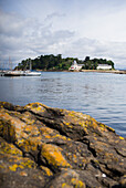 Rock island Tristan, Ile Tristan, Douarnenez, Finistère, Brittany, France