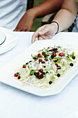 Fennel salad with redcurrants and summer herbs