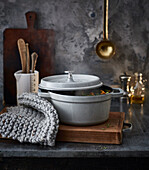 Comfort Food - Kitchen scene with steaming pot