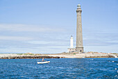 Lighthouse, Phare de L'Ile vierge, Ile Vierge, Plouguerneau, Finistere, Brittany, France