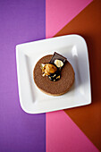 Chestnut and almond chocolate cake