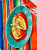 Chiles Rellenos de Queso - mexikanische Chilis mit Käsefüllung
