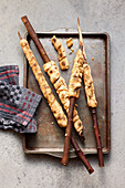 Campfire bread on a stick