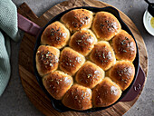 Dinner Rolls from the pan