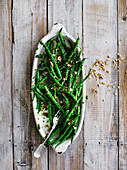 Green beans with nuts