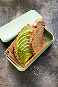 Avocado toast with ginger and honey 'To Go