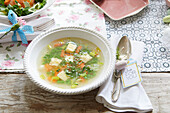 Vegetable Soup with Egg Soup