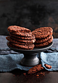 Chocolate wholemeal biscuits
