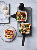 Pizza-Raclette-Variationen