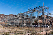 Electrical substation near Hoover Dam in Nevada, USA