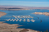 Boats at Lake Mead Marina, Nevada, USA