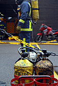 Fire fighting breathing apparatus
