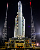 Ariane 5 rocket with James Webb Space Telescope