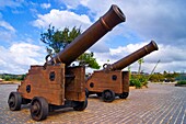 A pair of cannons in Havana, Cuba.