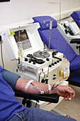 Blood donation machine