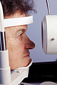 Slit lamp eye examination