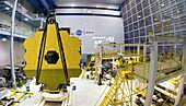 James Webb Space Telescope mirror, composite image