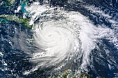 Hurricane Matthew, satellite image
