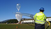 Inflating of NASA's Super Pressure Balloon