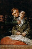 Self-Portrait Of Goya with Dr Arrieta
