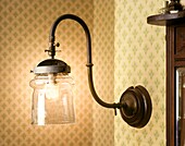 19th century gas wall light