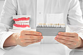 Teeth whitening, conceptual image