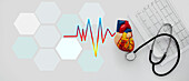Cardiology, conceptual image